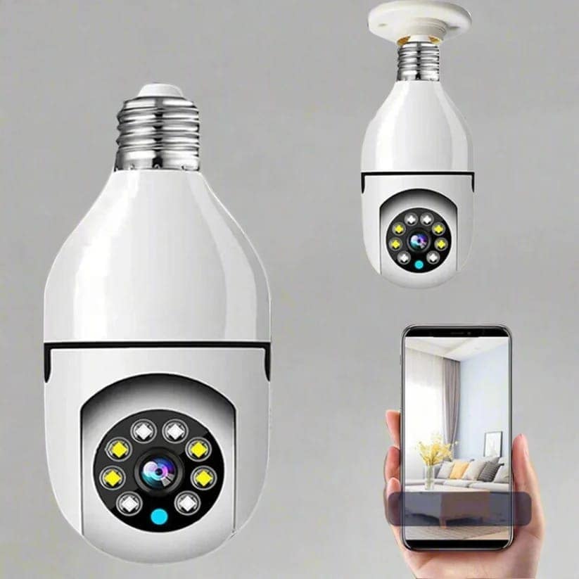 V380 Pro Fisheye 360 Degree Panoramic Wireless WiFi IP CCTV Security Camera (Pack of 1) view 3
