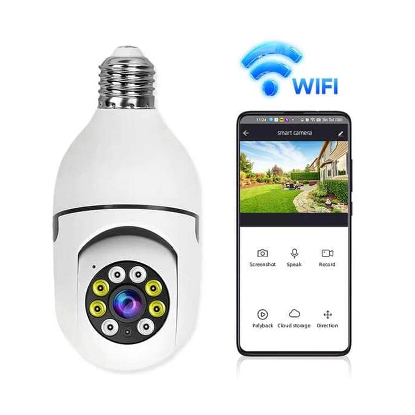 V380 Pro Fisheye 360 Degree Panoramic Wireless WiFi IP CCTV Security Camera (Pack of 1) view 6
