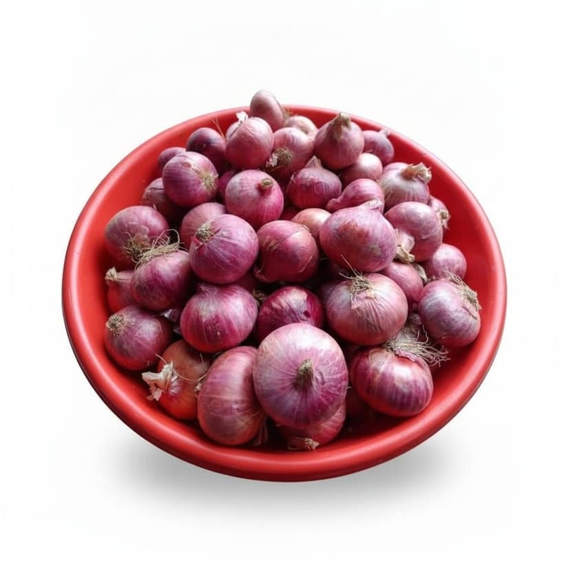 Fresh Red Onions - 5 kg - One bowl of fresh red onions view 2