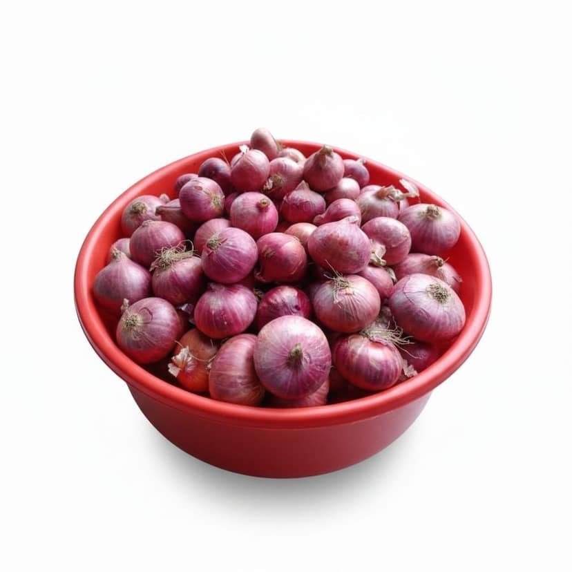Fresh Red Onions - 5 kg - One bowl of fresh red onions view 3