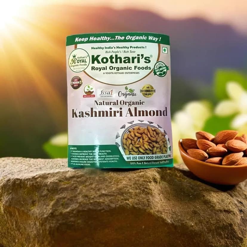 Kothari's Royal Organic Kashmiri Almond view 3