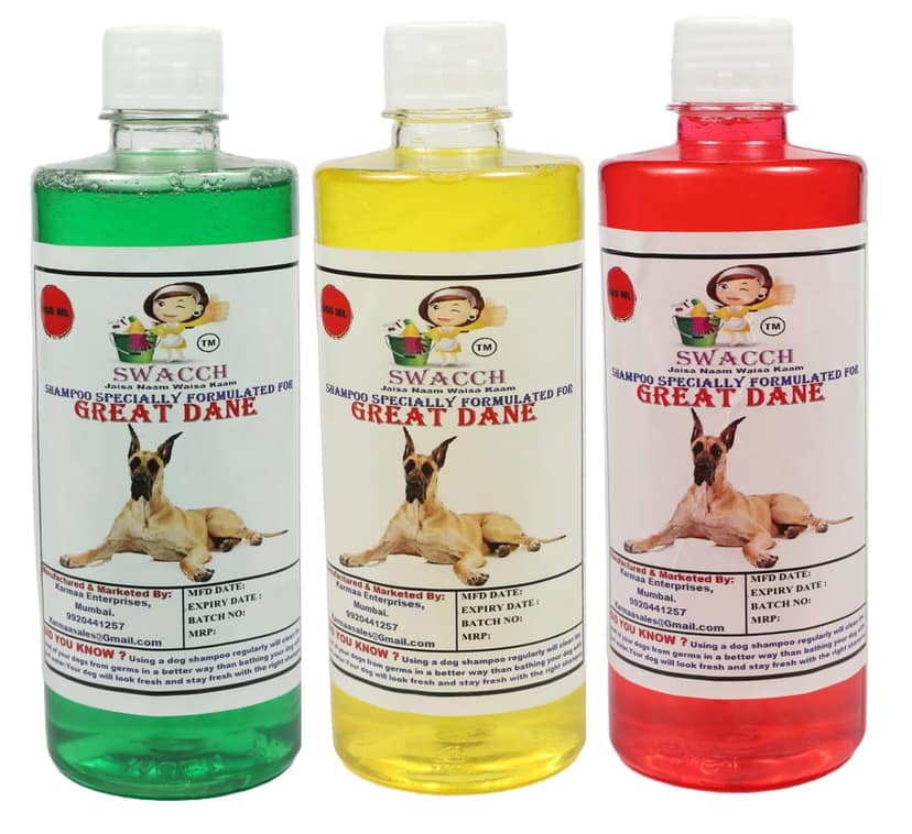 Swacch Shampoo Specially Formulated for Great DANE (500ML) (Combo Pack of 3) Neem Alovera, Lemon & Jasmine view 2