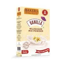BAKERS VANNILA ICE CREAM MIX POWDER 100G