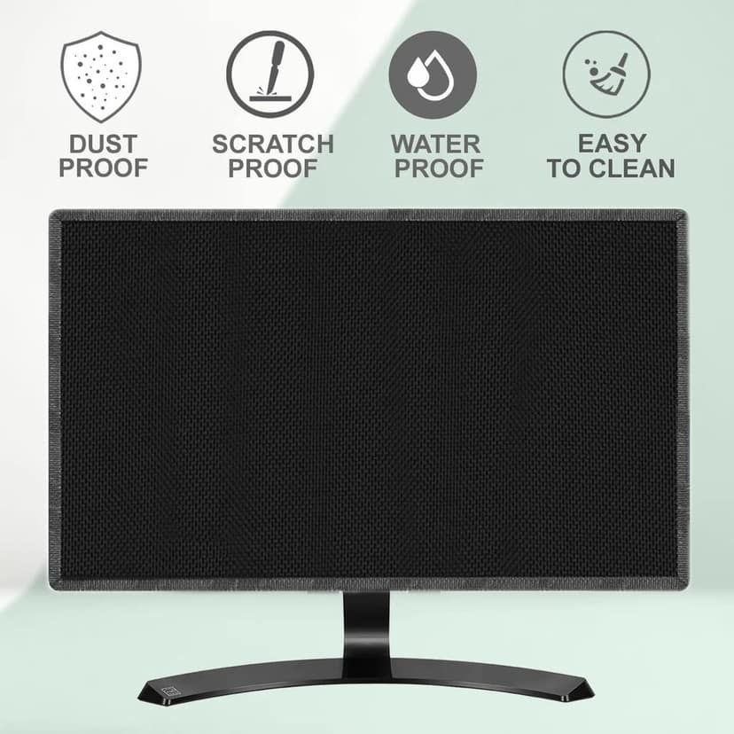 PalaP Super Premium Dust Proof Monitor Cover for HP 22 inches Monitor (Black) view 6
