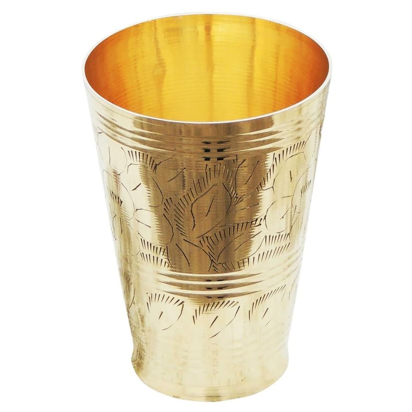 Brass Lassi Glass, 370 ML (BCMAS113 C) view 3