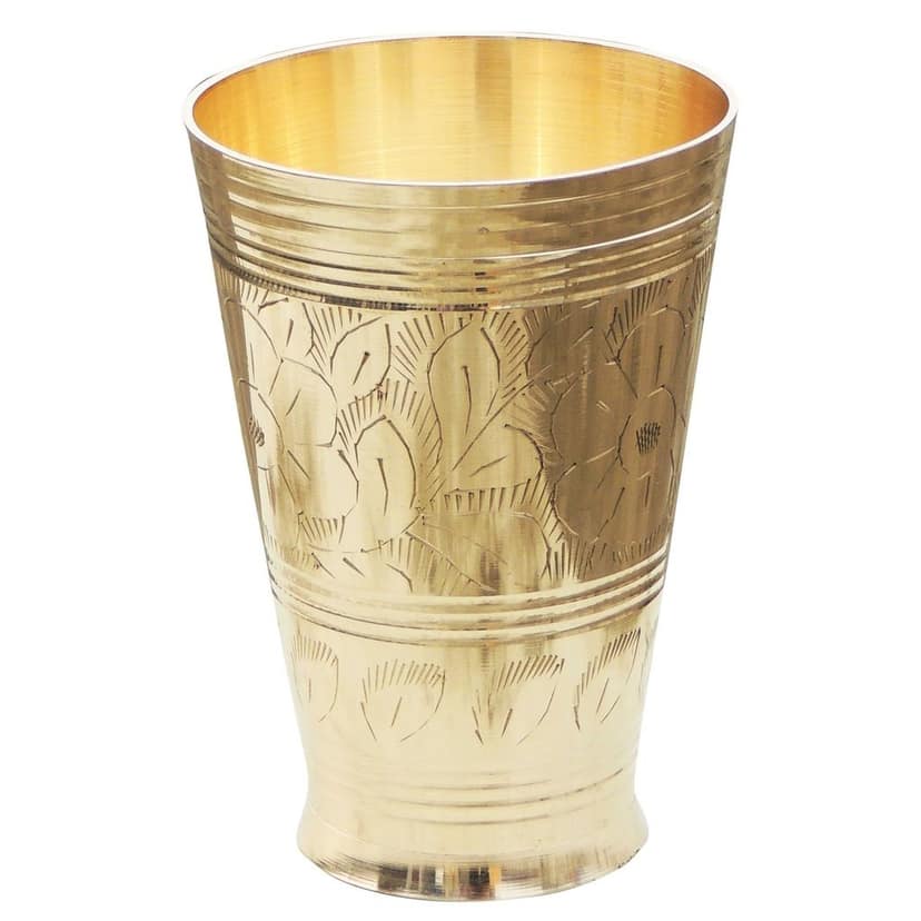 Brass Lassi Glass, 370 ML (BCMAS113 C) view 4