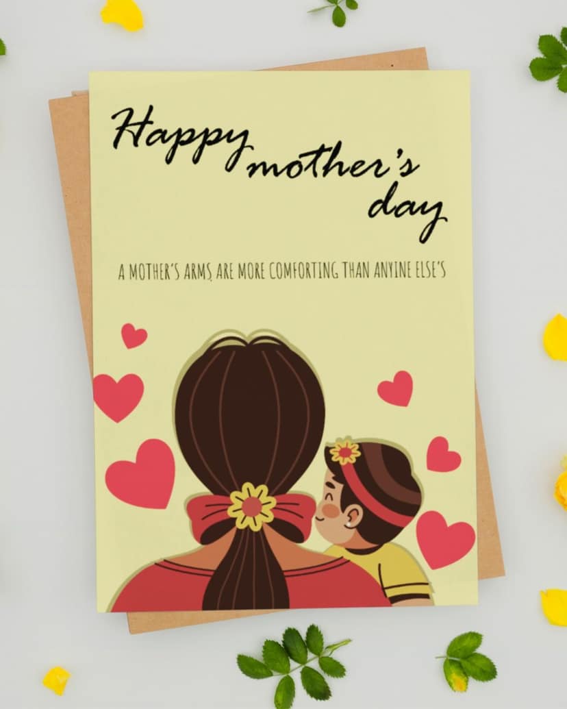 Mad Over Print'S Mother'S Day Greeting Card