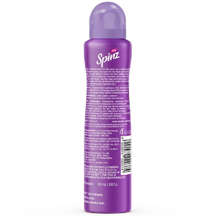 Spinz Enchante Perfumed Deo 150 Ml view 2