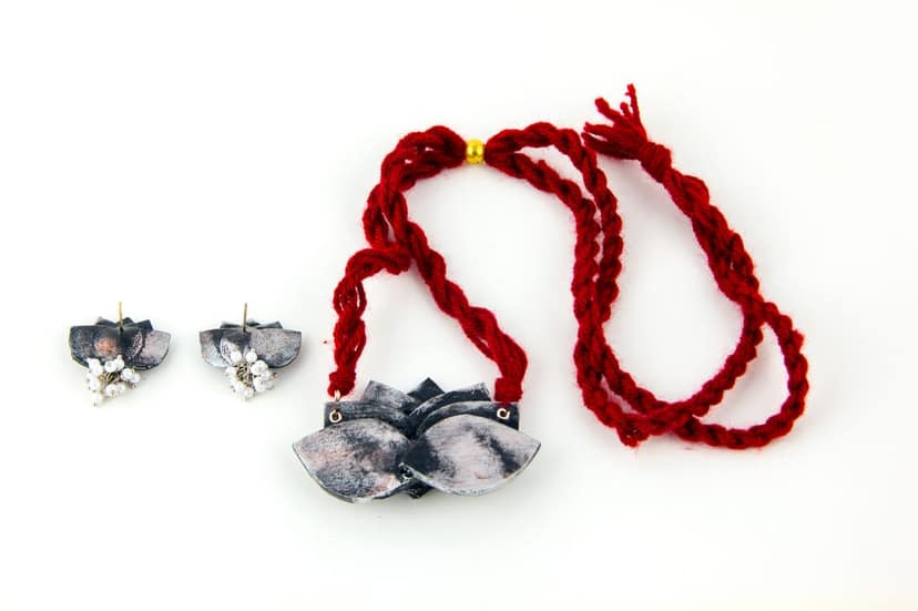 Lotus Necklace view 3