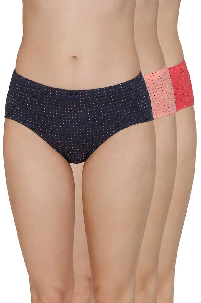Amante Womens Hipster Printed Panties Pack of 3 view 6