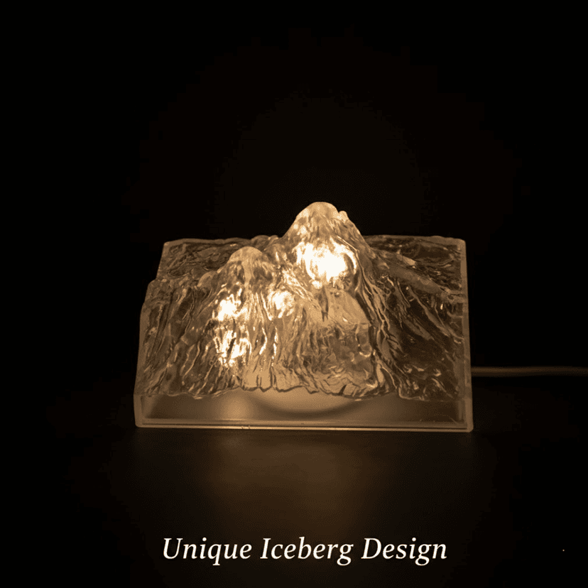 Iceberg Night Light – Flameless LED Decor for Home view 3