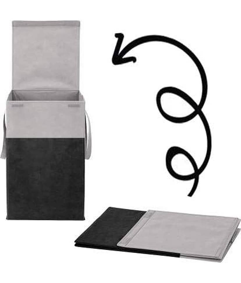 SH. NASIMA - Grey Laundry Bag view 2