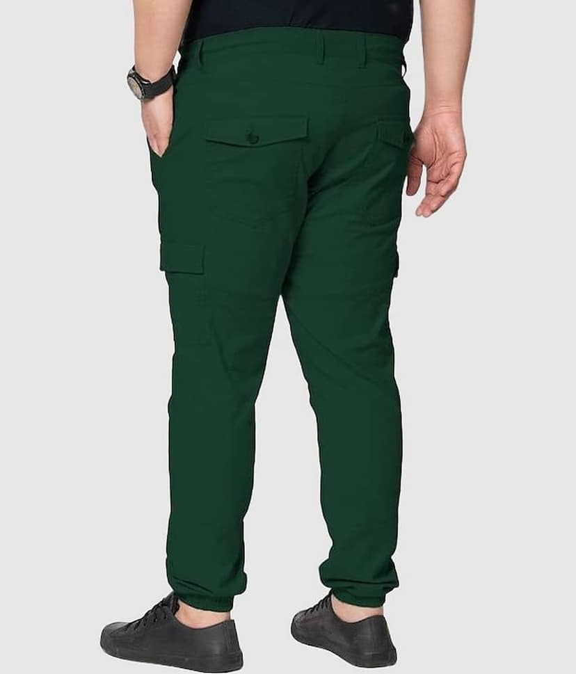 IVOC Plus Men Regular Fit Cotton Cargo Joggers view 2