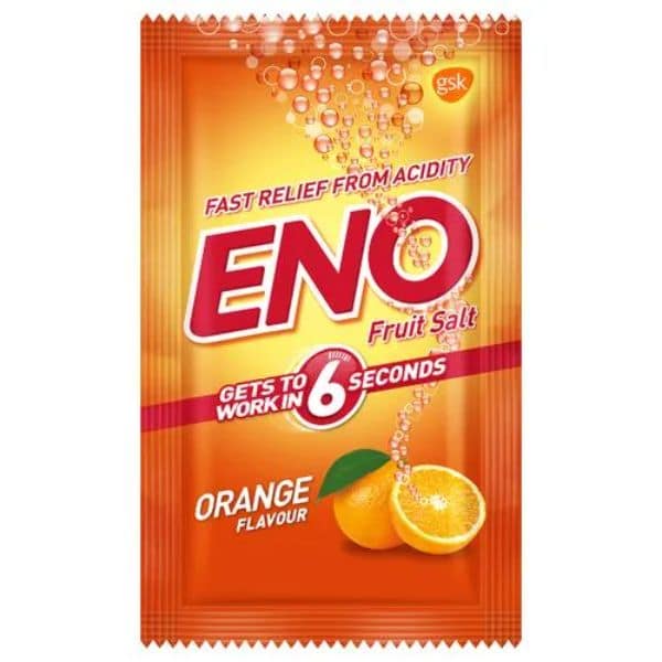 Eno Fruit Salt Orange Flavor 5 Gms Pouch