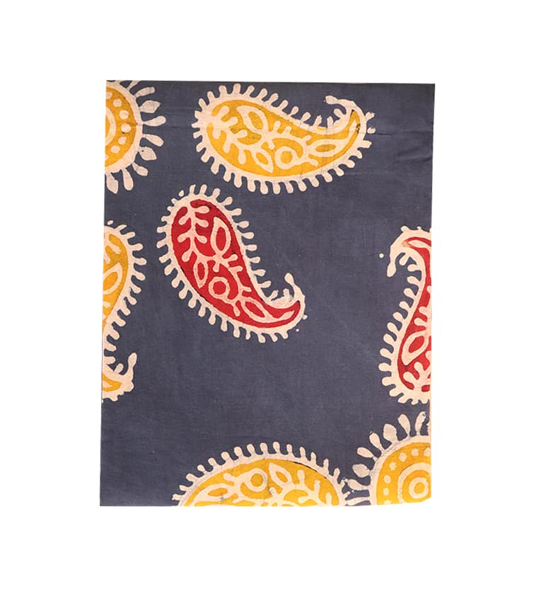 Handcrafted Batik Print Cotton Single Bed Sheet with Two Pillow Covers view 5