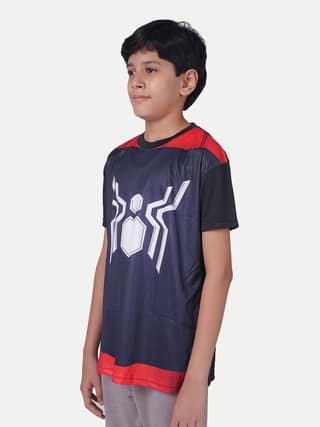 Teen Boys Graphic Spiderman Printed T-Shirt