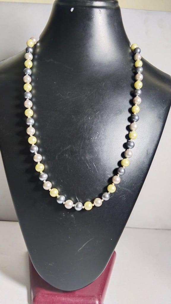 Multi-Color Beaded Necklace view 2