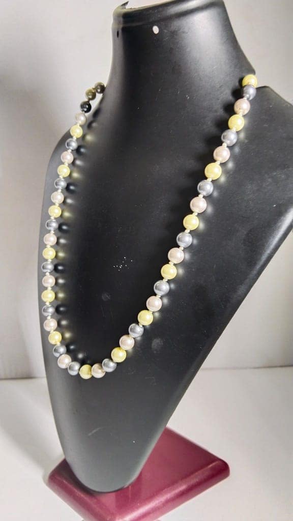 Multi-Color Beaded Necklace view 3