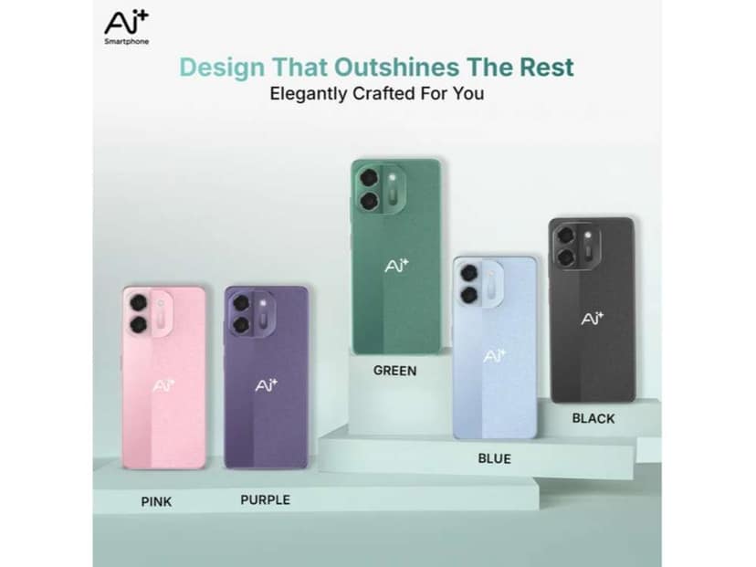 Ai+ Pulse 2 Smartphone, 6GB RAM, 128GB Storage - Black view 4