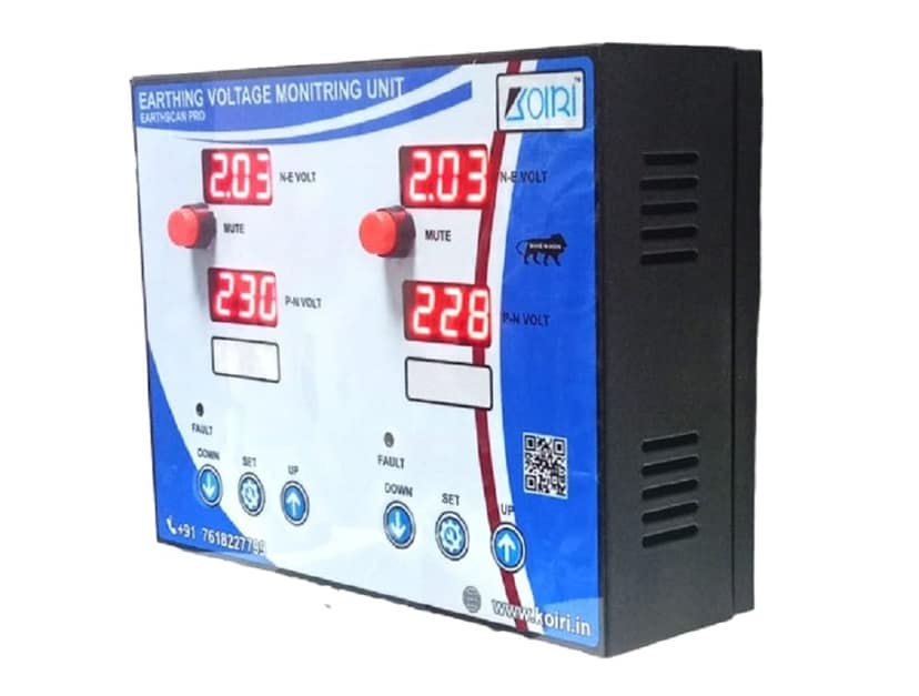 Koiri Make Earthing Voltage Monitoring Unit Double Screen ( EARTHSCAN PRO Series ) view 3