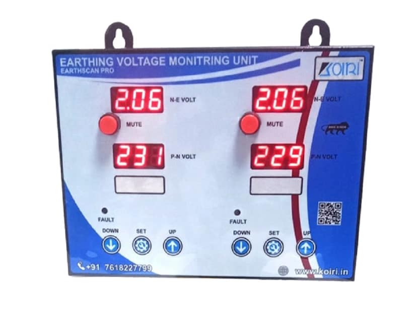 Koiri Make Earthing Voltage Monitoring Unit Double Screen ( EARTHSCAN PRO Series ) view 4