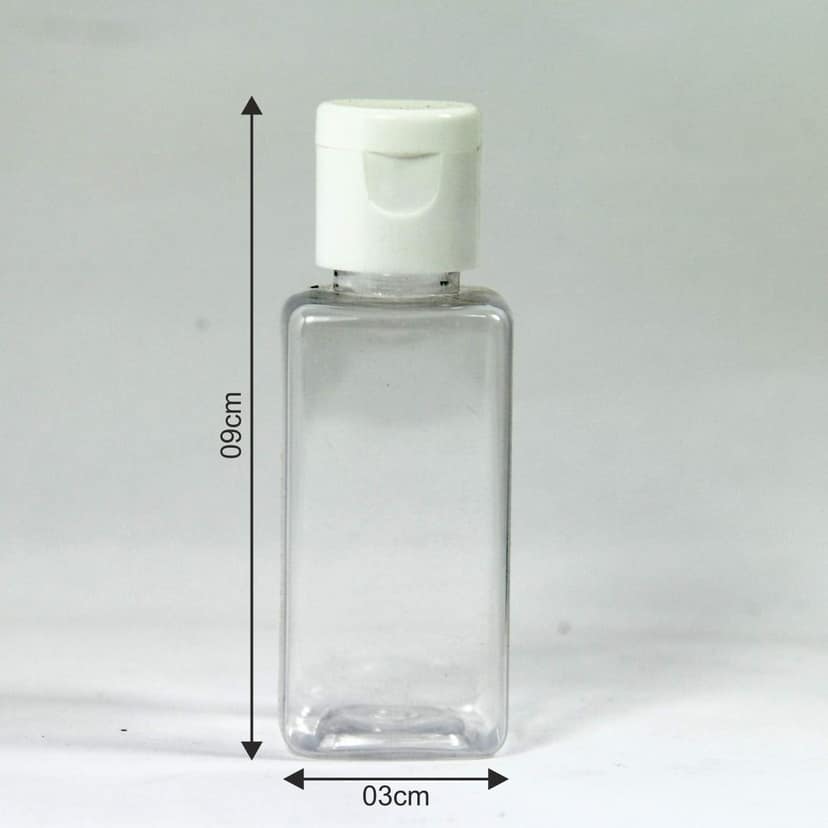 Puramio White Plastic Bottle, 50 ml - (Set of 12) view 2