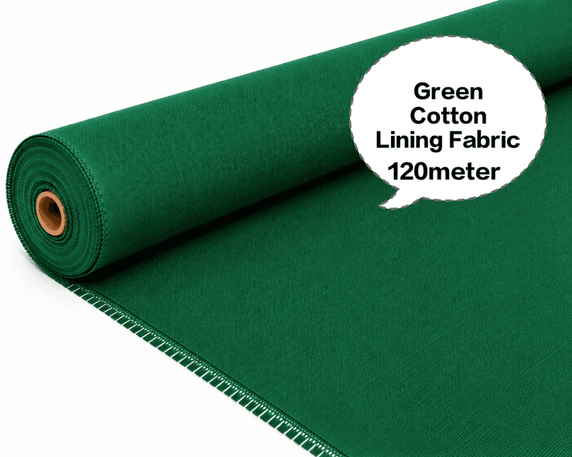 Green Cotton Lining Fabric (Chhota Panna), Green Cotton Lining Fibre (Chhota Panna), Green Lining Cloth (Chhota Panna), Soft Green Cotton Lining (Chhota Panna), Green Garment Lining Fabric (Chhota Panna) view 2