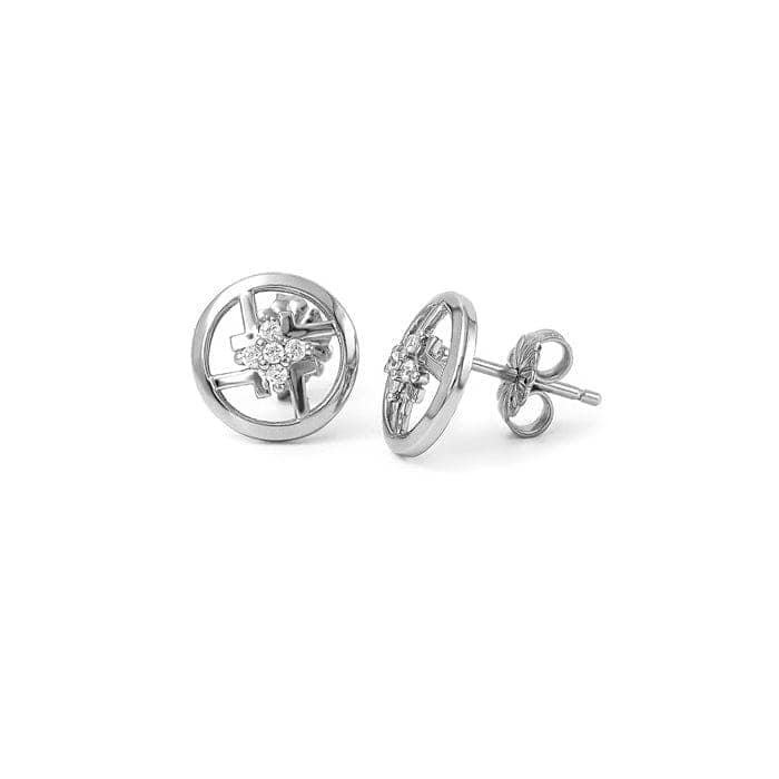 Silver Bouquet Earrings view 5