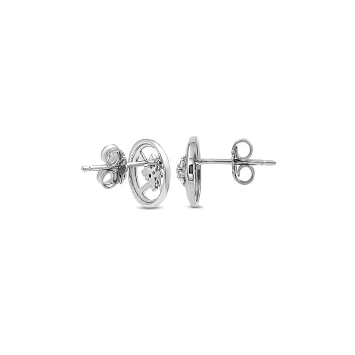 Silver Bouquet Earrings view 6