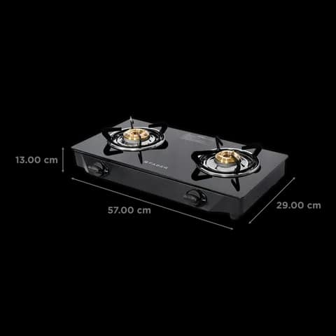 Faber Cooktop Arrow 2BB BK view 2