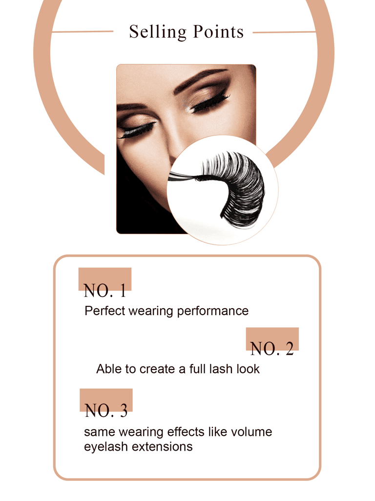 BOBI 8D Volume Eyelashes Comfortable Lightweight and Reusable Lashes For Women - 7 Pairs view 5
