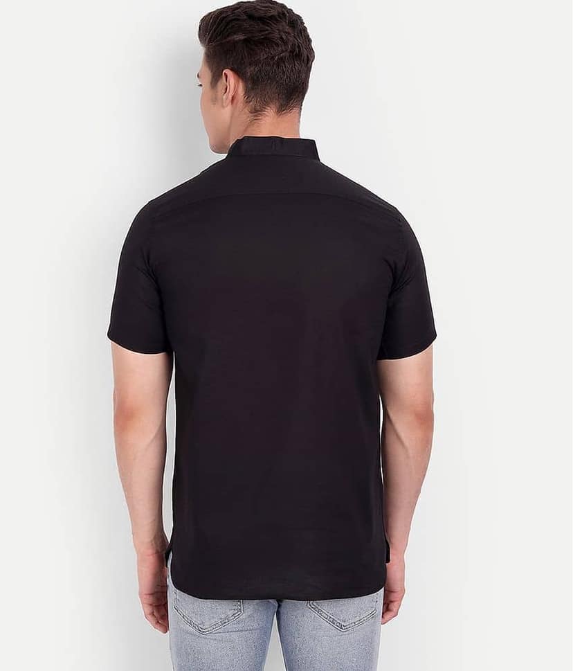 Vida Loca - Peach Cotton Slim Fit Men's Casual Shirt ( Pack of 1 ) view 2