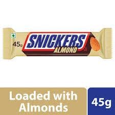 Snickers Almond Filled Chocolate Bar, 45 G Pouch