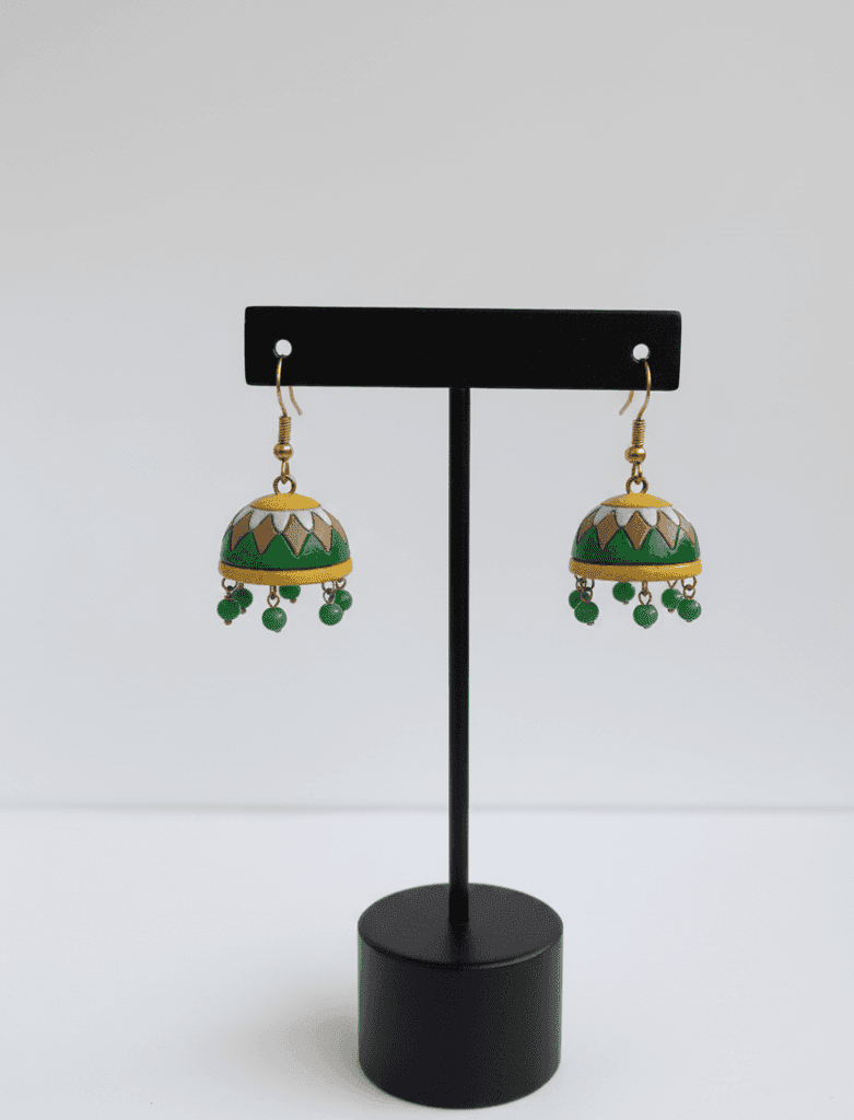 Terracota earring view 2