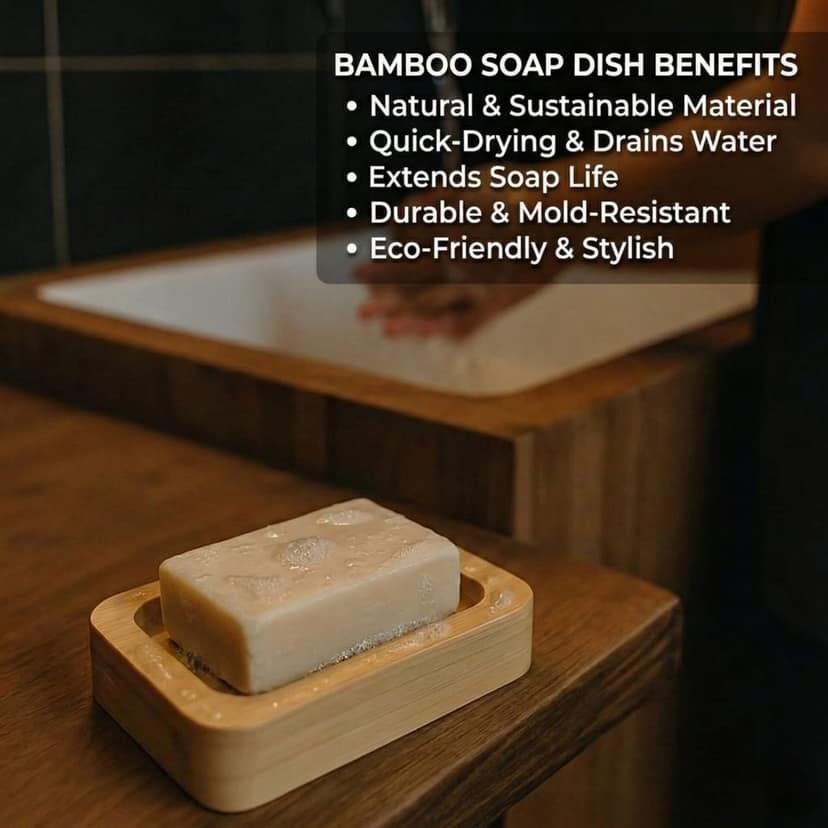 Bamboo Soap Stand