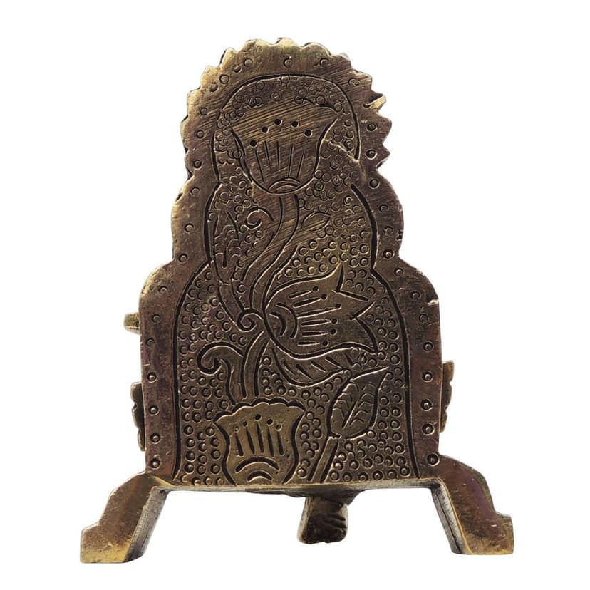 Brass Maa Annapurna Devi God Idol Statue for Puja & Gifting, Height : 3 Inch (BSMAS1087 W) view 3