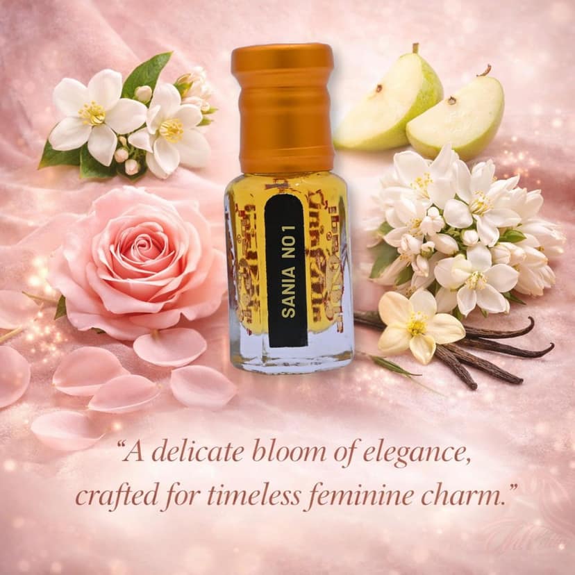 alNaqi Sania No 1 Attar 6ml - Original Shanaya Style Perfume, Alcohol Free Sweet Woody Fragrance, Long Lasting Arabian-Aroma-Oil, Premium Unisex-Ittar view 5
