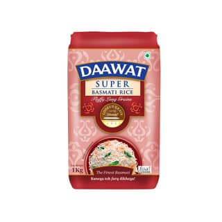 Daawat Super Basmati Rice (Fluffy Long Grains)