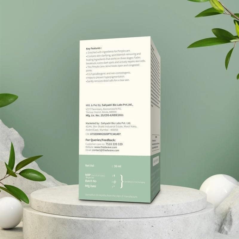 The D Wave Sebi-Clean Gel Creme- 30 ML | Reduce Acne, Fade Dark Spots, Brighten Skin | Powerful Acne Treatment, Skin Illuminator & Skin Brightening view 6