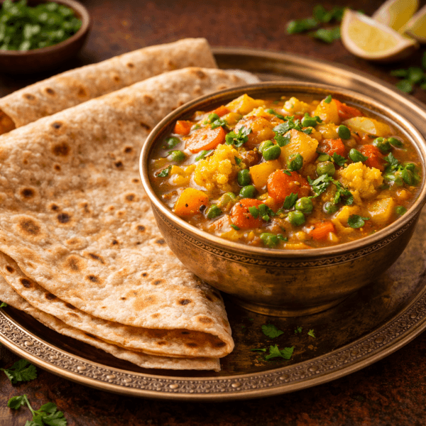 Chapathi - veg curry