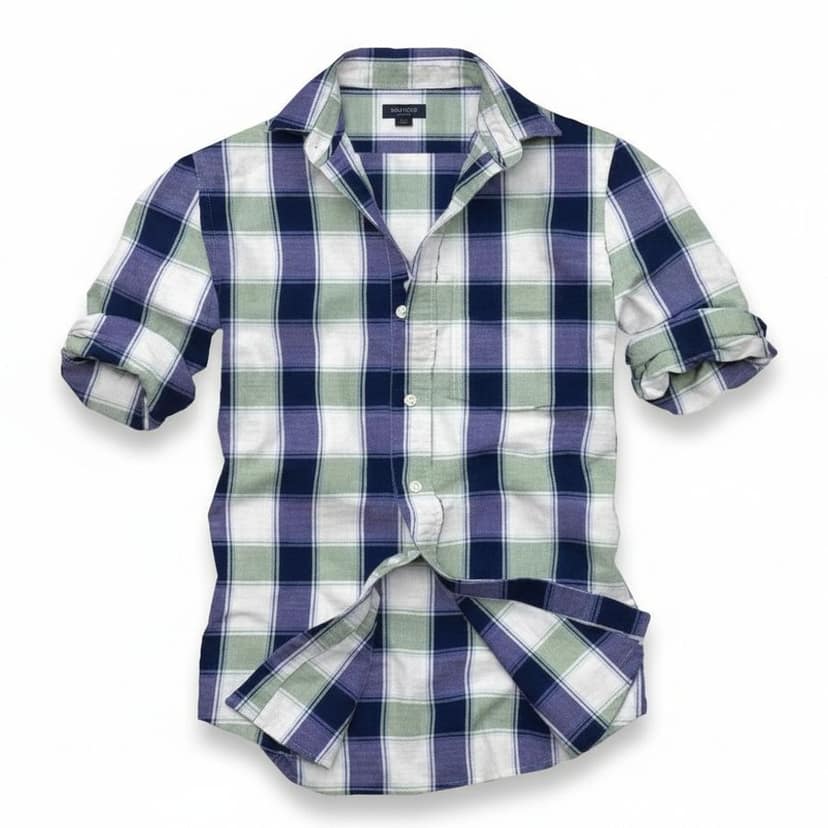 Men's Casual Checkered Shirt