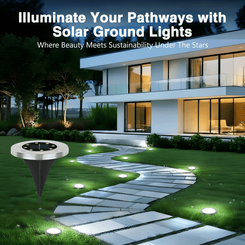 Solar Powered LED Garden Lights – Eco-Friendly Outdoor Pathway Lighting view 2