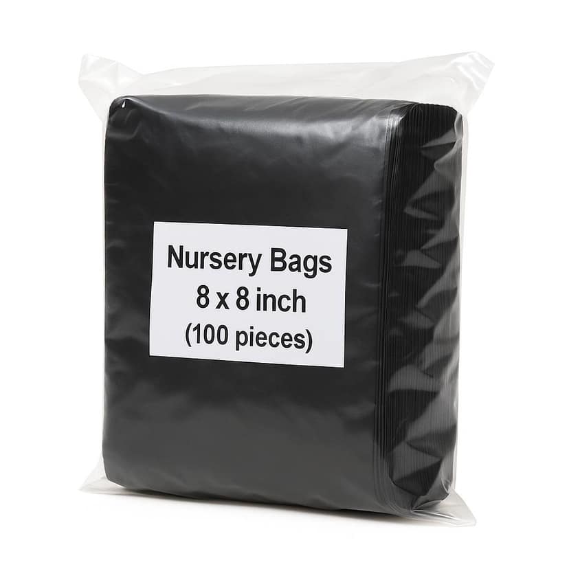 Nursery Grow Bags 8×8 Inch (100 Pieces)