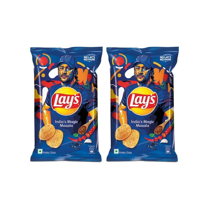 Lay's India's Magic Masala Potato Chips (90 g) - Pack of 2