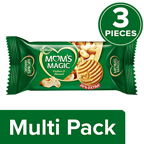 Sunfeast Moms Magic - Cashew & Almond, 3x58.4 g