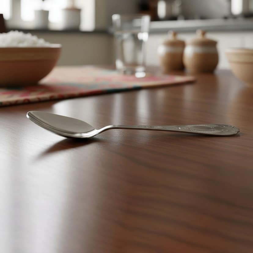 Stainless Steel Dessert Spoon Heavy Quality Spoon (SMAS088 C)