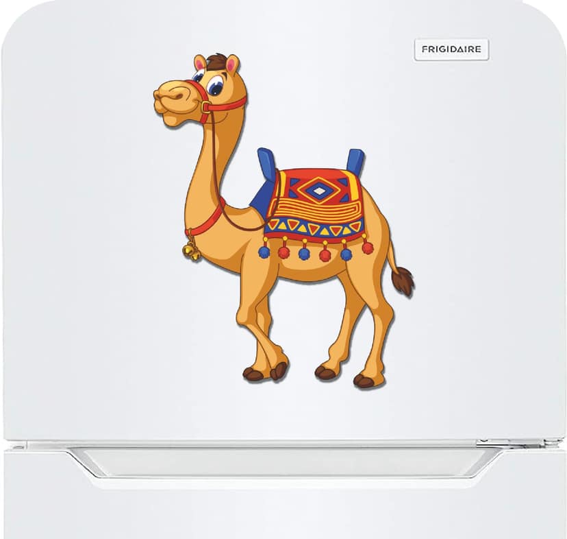 MustHome Cute Rajasthani Camel-Themed Fridge Magnet, Souvenir Gift