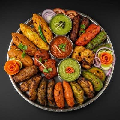 Tandoori Veg Platter