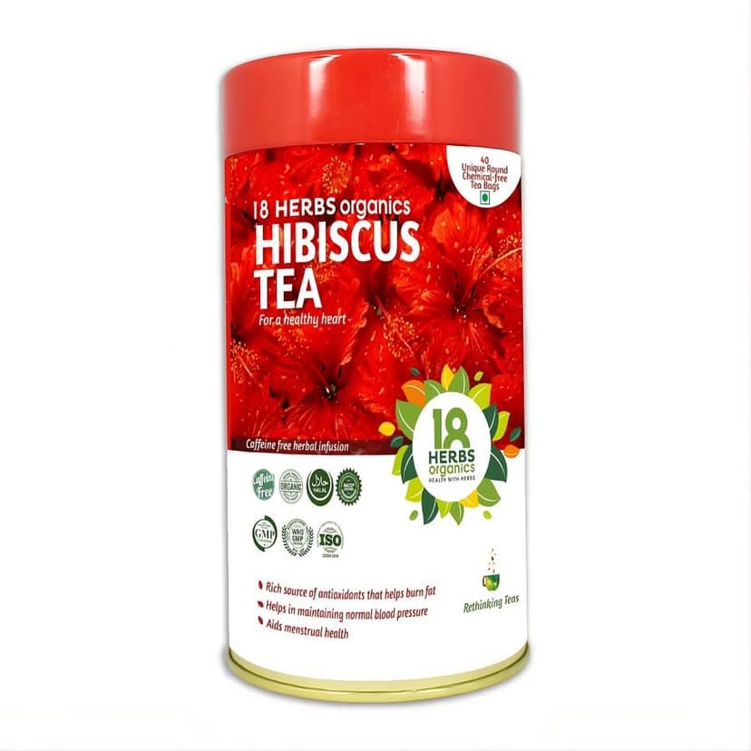 18 Herbs Hibiscus Tea Tin - 40
