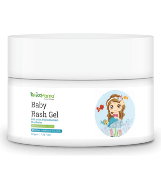 The Eco Mama Baby Rash Gel For Relief from Skin Rash (50GM)| Prevents Diaper & Cloth Rashes, Hydrates Skin| Vegan, Toxin Free, Sensitive Skin Friendly
